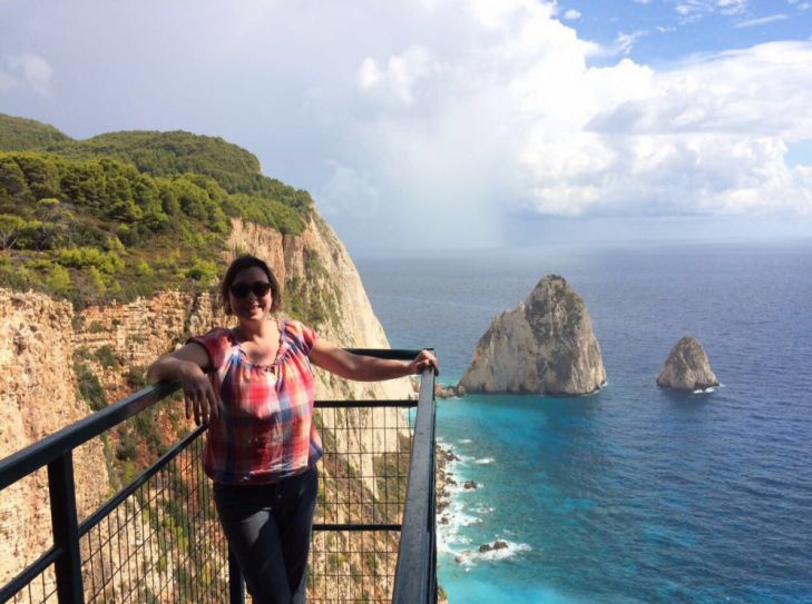 Zakynthos- inmitten des klaren blauen Wassers im Ionischen Meer