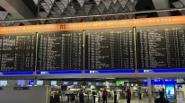 original 001 Abflugtafel Frankfurt Airport