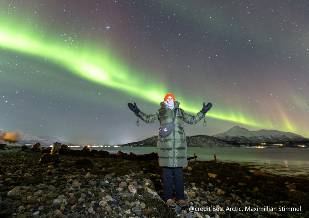 Bild von Norwegen im Winter - Polarlichter, Hundeschlitten und Postschiffe